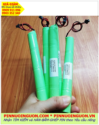Pin sạc 4.8v C2500mAh; Pin sạc NiMh 4.8v C2500mAh; Pin sạc công nghiệp 4.8v  C2500mAh